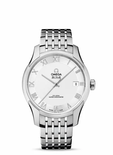 Omega De Ville Hour Vision Master Chronometer Stainless Steel / Silver / Bracelet 433.10.41.21.02.001 (43310412102001)